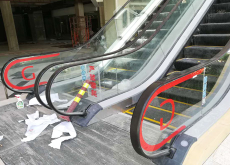 可移背胶 (不干胶) - 电梯造型指示刻字